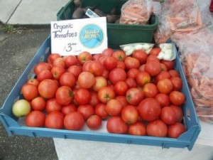 Alaskan organic tomatoes