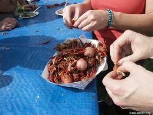 Crawfish at Jazz Fest