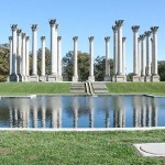 Pillars at the Arboretum