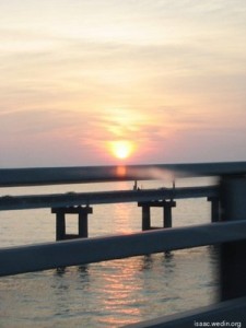 Sunset on the Bay Bridge