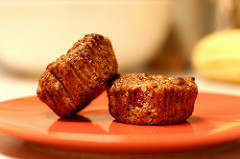 Cran-ban-nut muffins