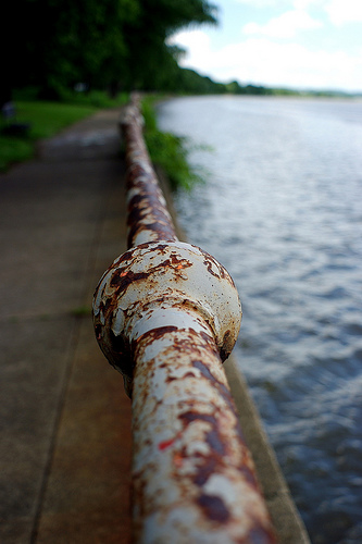 Rusty railing