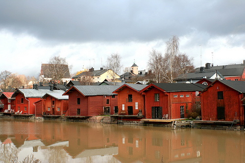 Storage houses in Porvoo