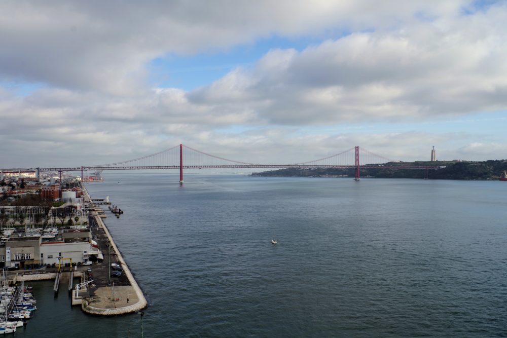 View of the Tagus in Lisbon.
